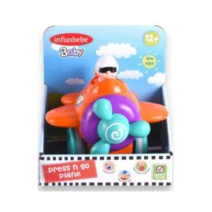 Infunbebe Igračka Za Bebe Press N Go Avion