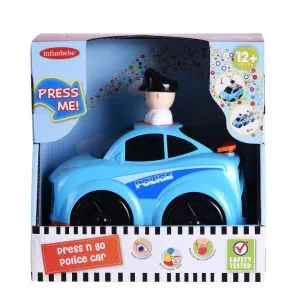 Infunbebe Igračka Za Bebe Press N Go Police Car