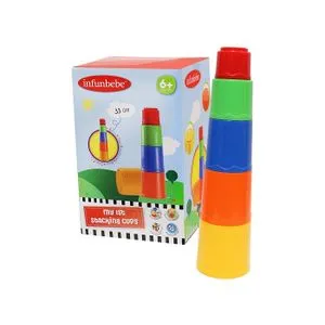 Infunbebe Igračka Za Bebe Zaglavljene Čase 12M+ (5Kom)
