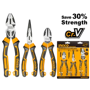INGCO 3-delni set klešta produžena HKHLPS2832