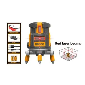 INGCO Samonivelišući linijski laser (crveni laserski zraci) HLL306505
