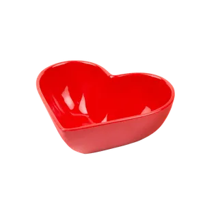 Činija Srce (Love), crveni, 18 cm, DOIY