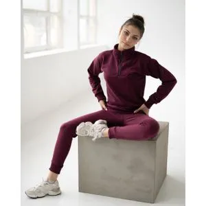 Innovation  X Ženski Duks Half Zip - Bordo