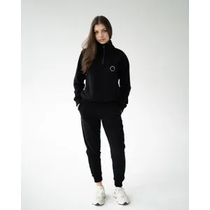Innovation X Ženski Duks Half Zip - Crni