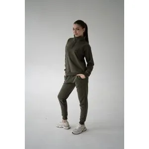 Innovation X Ženski Komplet Maslinasti (Duks Half Zip)