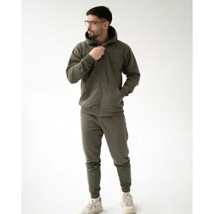 Innovation X Muški Komplet Maslinasti (Duks Rajšeršlus I Kapuljača)