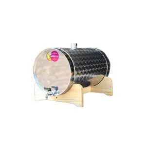 Inox bačva 35 l- horizontalna (za rakiju)- sa slavinom