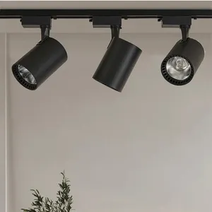 Šinska rasveta Crna Komplet 1m-3topa