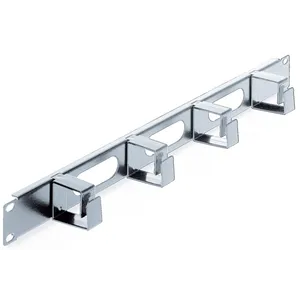 Intellinet Rack nosac kablova 19" 1u 4 prstena intellinet sivi (711043)