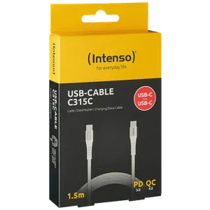 (Intenso) USB kabl za smartphone, USB type C, 1.5 met. - USB-Cable C315C
