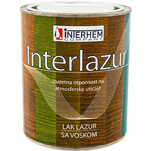 INTERLAZUR Lak sa lazur voskom 2.5l