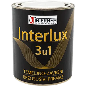 INTERLUX 3U1 Temeljno zavrsni brzosusivi premaz 750ml