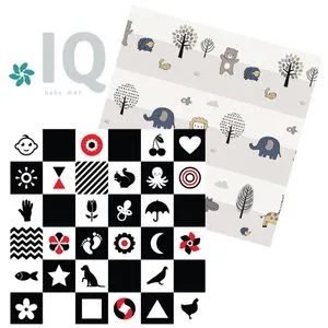 IQ sklopiva podloga Kontrasti+Žirafko 150x200 cm