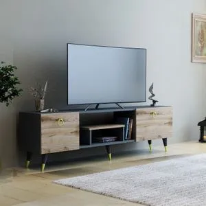 Irma - Ciragan, Anthracite Walnut
Anthracite TV Stand