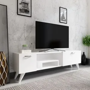 Irma - White White TV Stand