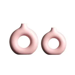 Iskandinav Halka - Pink Pink Vase Set