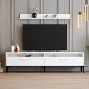 Istanbul - White White TV Unit