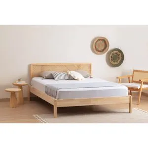 Izabelya 180 - Natural Natural Double Bedstead