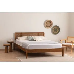 Izabelya 180 - Walnut Walnut Double Bedstead