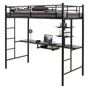 Izdignuti krevet sa radnim stolom 200x90x180cm