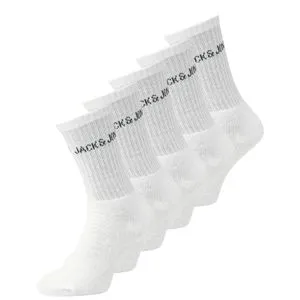 Jack & Jones Junior Čarape Za Dečake JNR LN Set 5kom, Bele