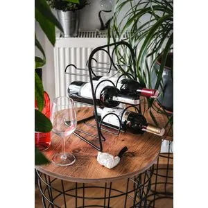 Jade Black Wine Bottle Holder