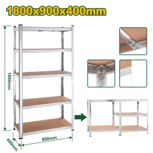 Jadever Metalna modularna montazna polica 900x400x1800mm