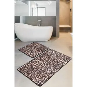 Jaguar Djt Multicolor Bathmat Set (2 Pieces)