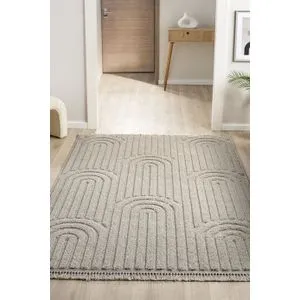 Janerio - Beige Beige Carpet (120 x 170)