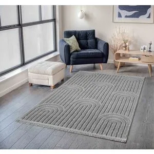 Janerio - Grey Grey Carpet (140 x 200)