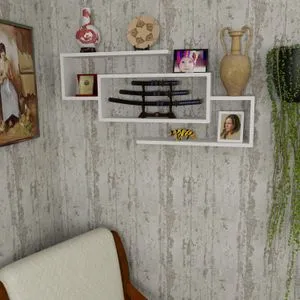 Janison - Bela zidna polica