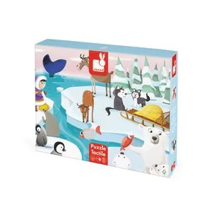 Janod Taktilne puzzle – Život na ledu