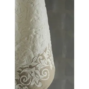 Jaquard peškir Floral 70x140 - Ivory 021693
