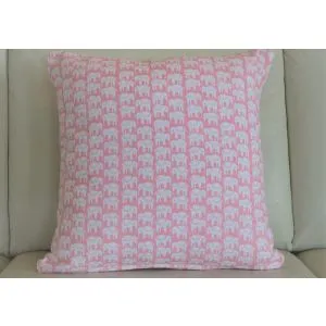 Jastuk Slončići pink 40x40 2076-6