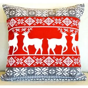 Jastučnica Raindeer red 40x40cm  40277