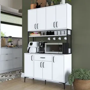 JE127 -2984 White Multi Purpose Cabinet
