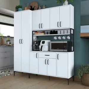 JE133 - 3054 White Multi Purpose Cabinet