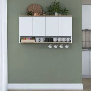 JE198 - 3811 Walnut
White Wall Cabinet
