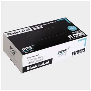 Jednokratne zaštitne rukavice PPS Black Label 3.5G, 100 komada, veličina L