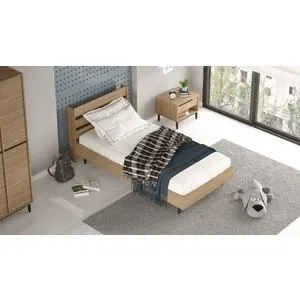 Jednokrevetni krevet On13-S od orahovog drveta