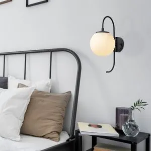 Jewel - 10555 Black
Cream Wall Lamp