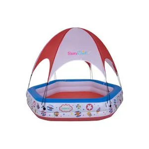 Jilong Bazen za decu sa nadstrešnicom Cirkus 223x208x163cm