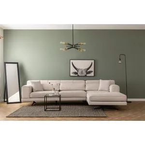 Jivago Corner Right (L2-Chl) - Beige Beige Corner Sofa