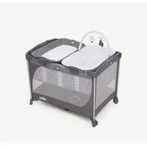 Joie prenosivi krevetac Commuter Change&Snooze Grey 106x70.5x80cm