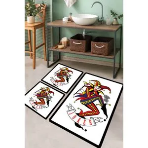 Joker Višenamenski Set Tepiha za Kupatilo (3 Komada)