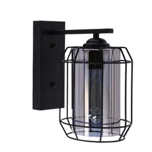 Jonera Zidna Lampa Crna P20 1x40W E27