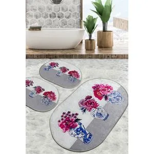 Joseph Djt Multicolor Bathmat Set (3 Pieces)