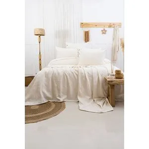 Julia - Set prekrivača za krevet od krem boje