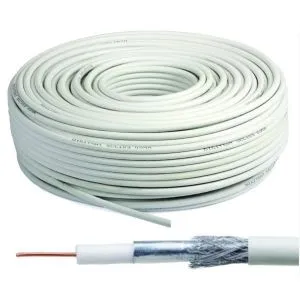 KABL-COAX-RG6/100 white (X553) koaksialni kabl RG6 bez konektora, conductivity 18%,6.5mm,100m