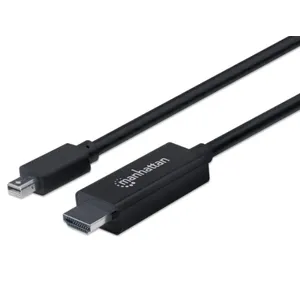 Kabl Manhattan 153232 mini Displayport - HDMI M/M 1.8m Crni